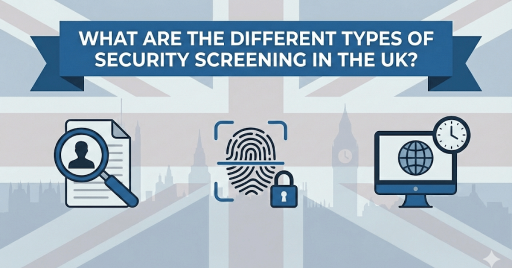types of security screening in the uk