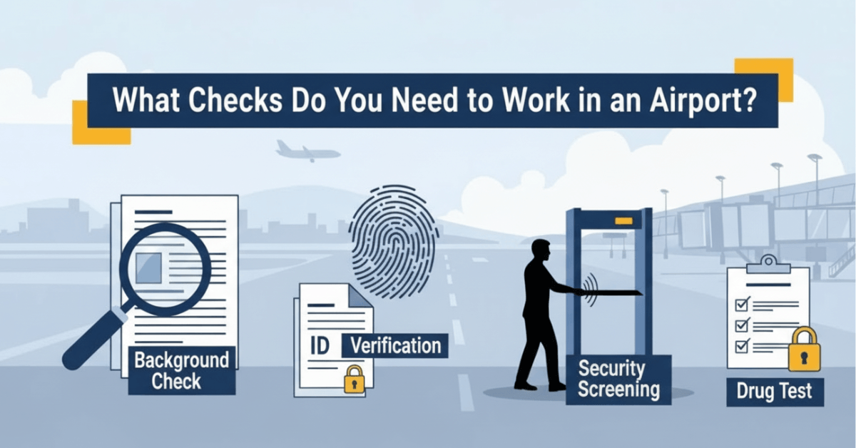 checks need to work in an airport