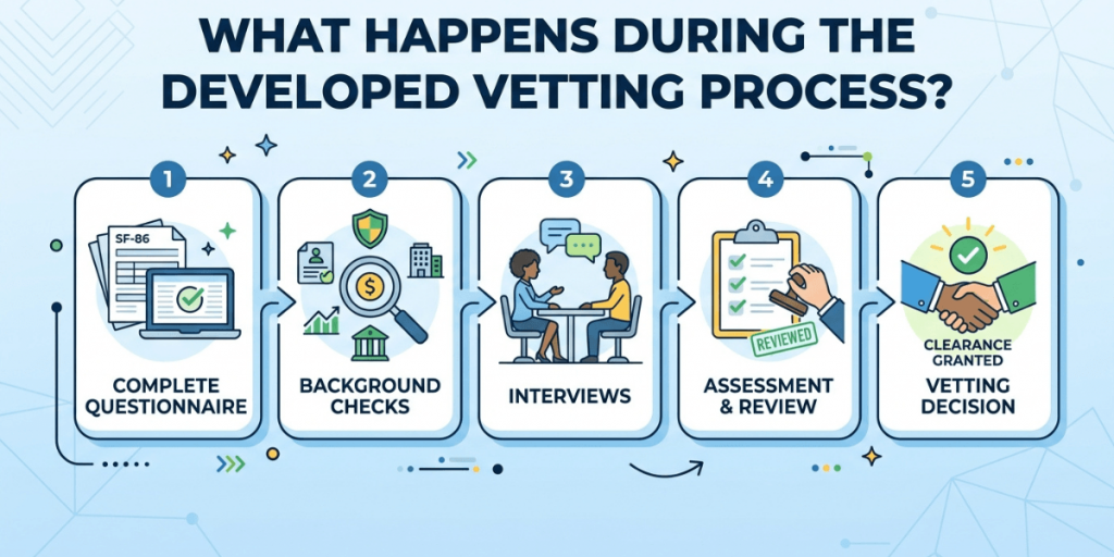 Developed Vetting process in the UK explained